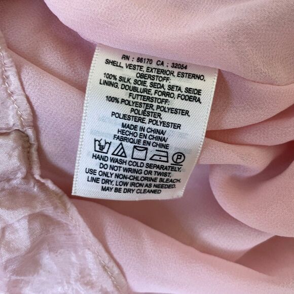 Anthropologie Silk Cami Shadow Pane Top Blouse - Picture 7 of 8